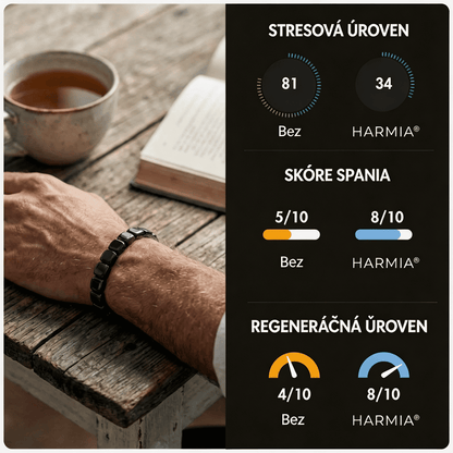 HARMIA® – Magnetický Hematitový Náramok