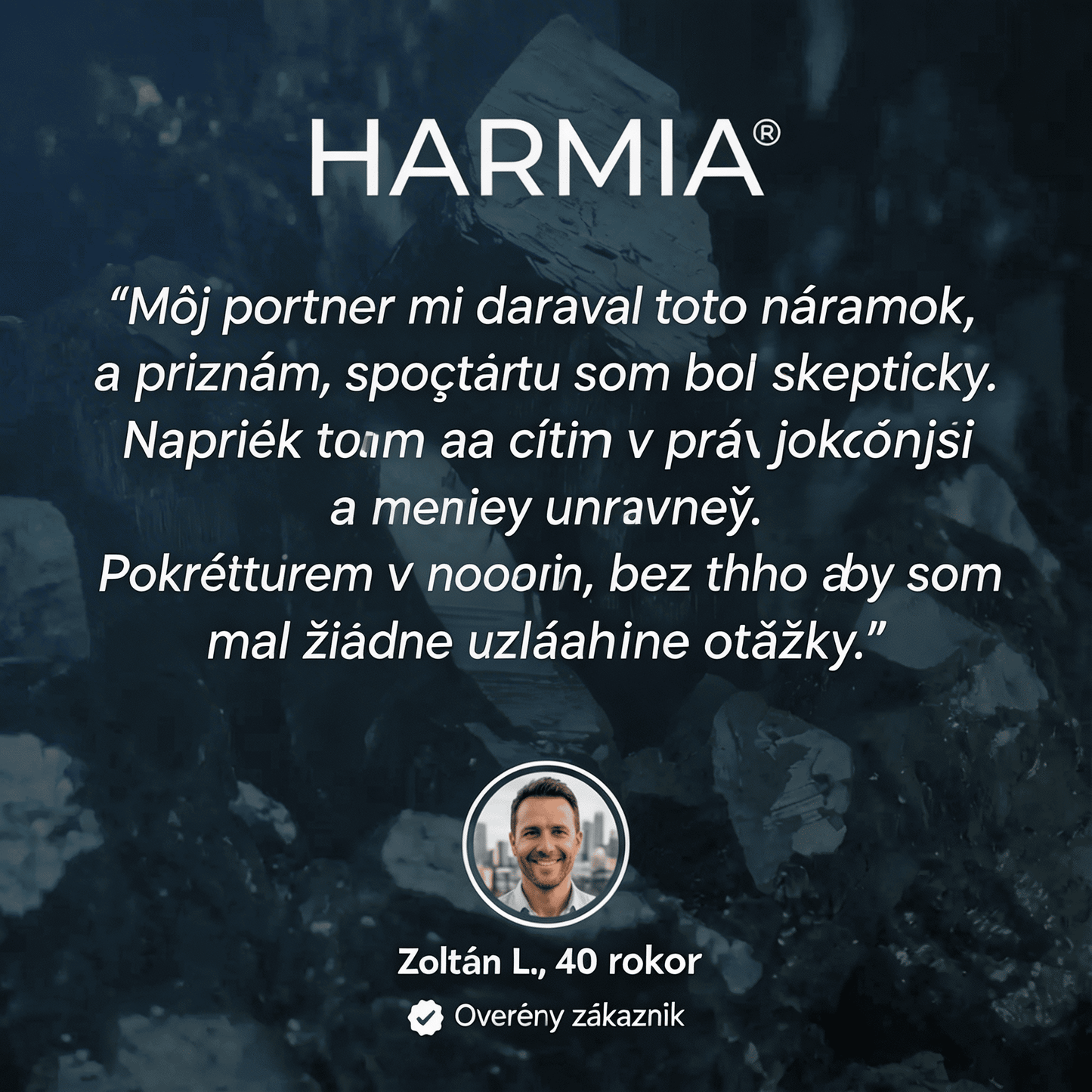 HARMIA® – Magnetický Hematitový Náramok